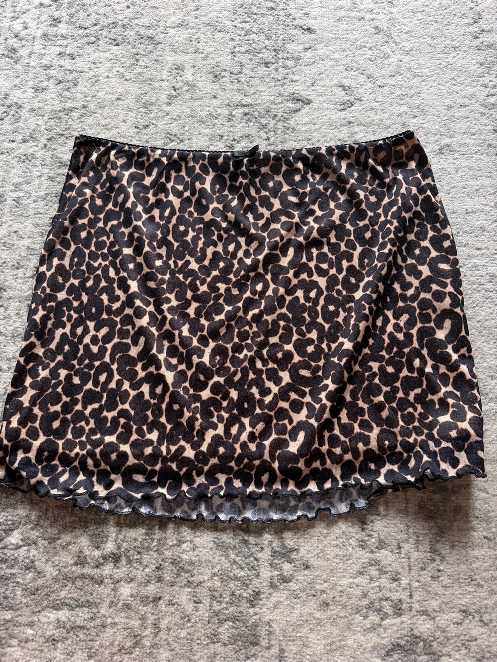 wild fable Leopard Print Mini Skirt - Brown & Black